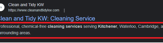 Meta Descriptions for Kitchener SEO